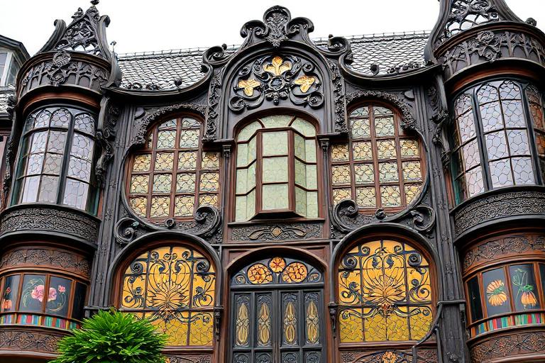 Art Nouveau aesthetic: Omoro scene dossier scene