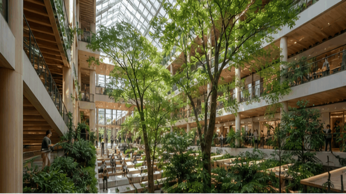 Biophilic Design aesthetic: World dossier scene