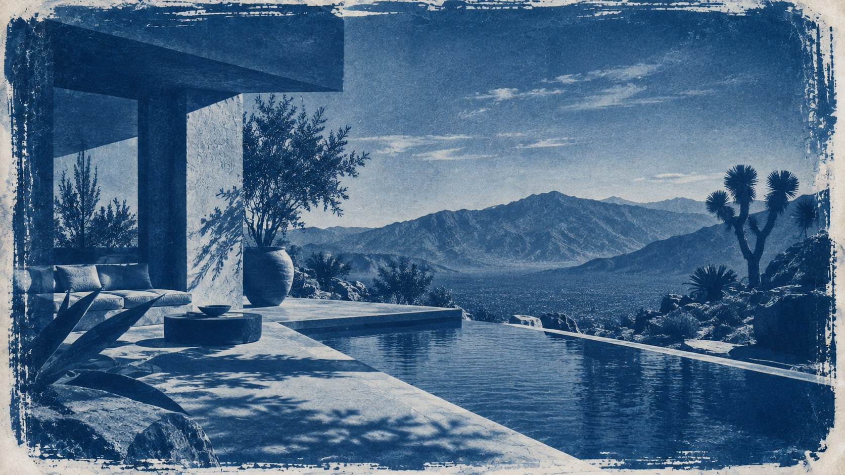 Cyanotype Photography aesthetic
