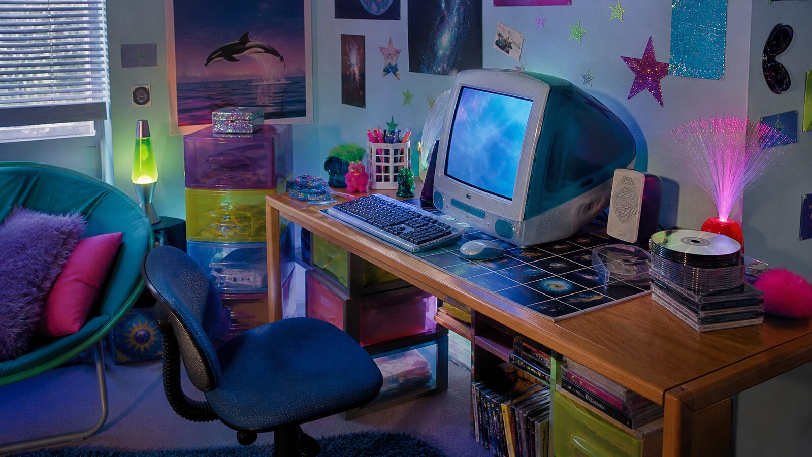 Cybercore aesthetic: World dossier scene
