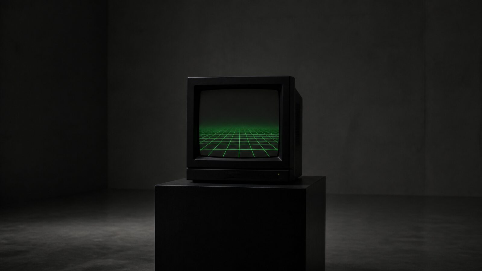Cyber Minimalism aesthetic: Object dossier scene