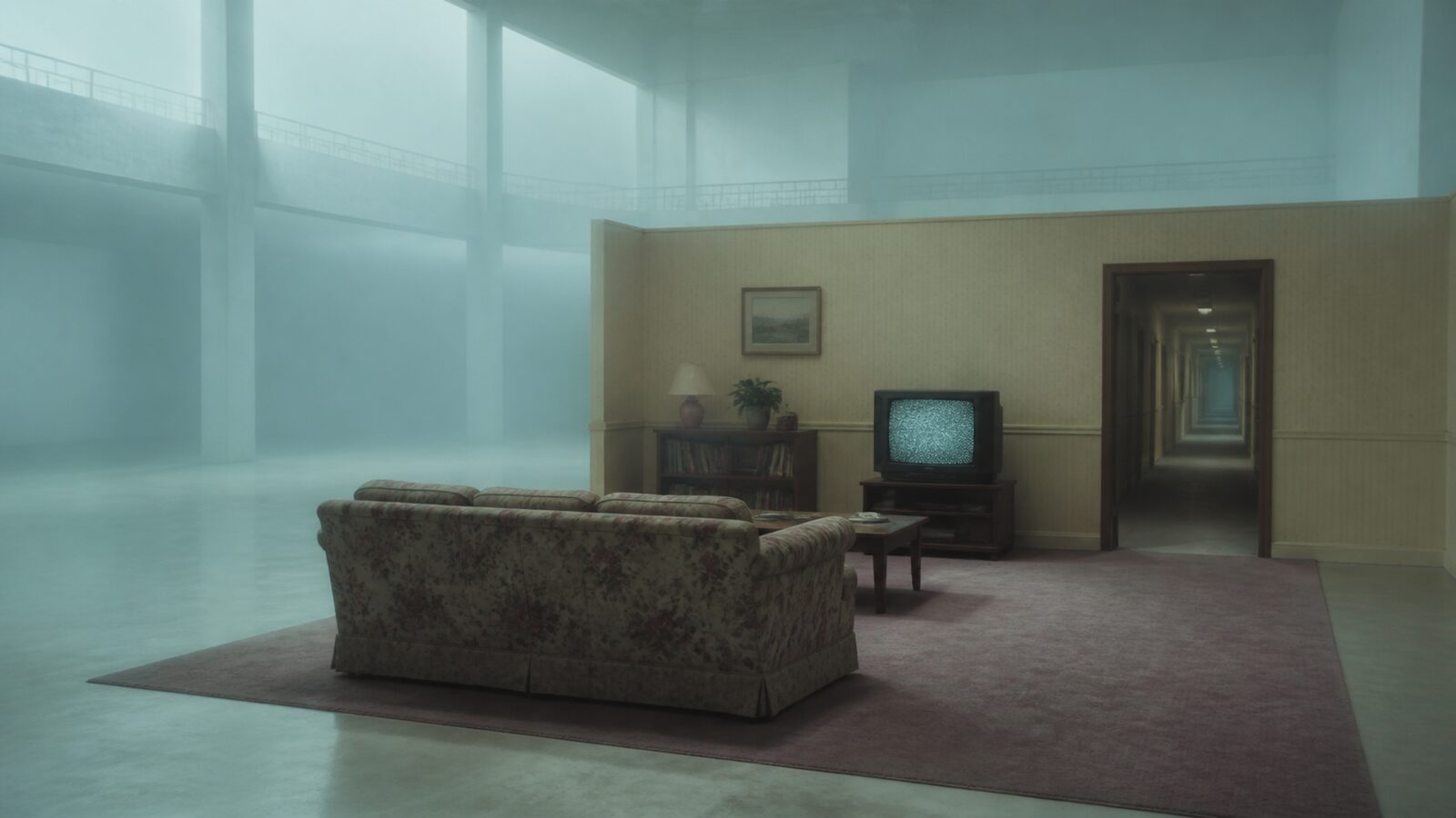 Dreamcore aesthetic: Threshold dossier scene