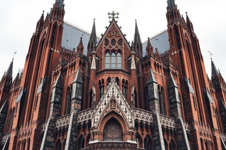 Architectural Expressionism aesthetic archive image