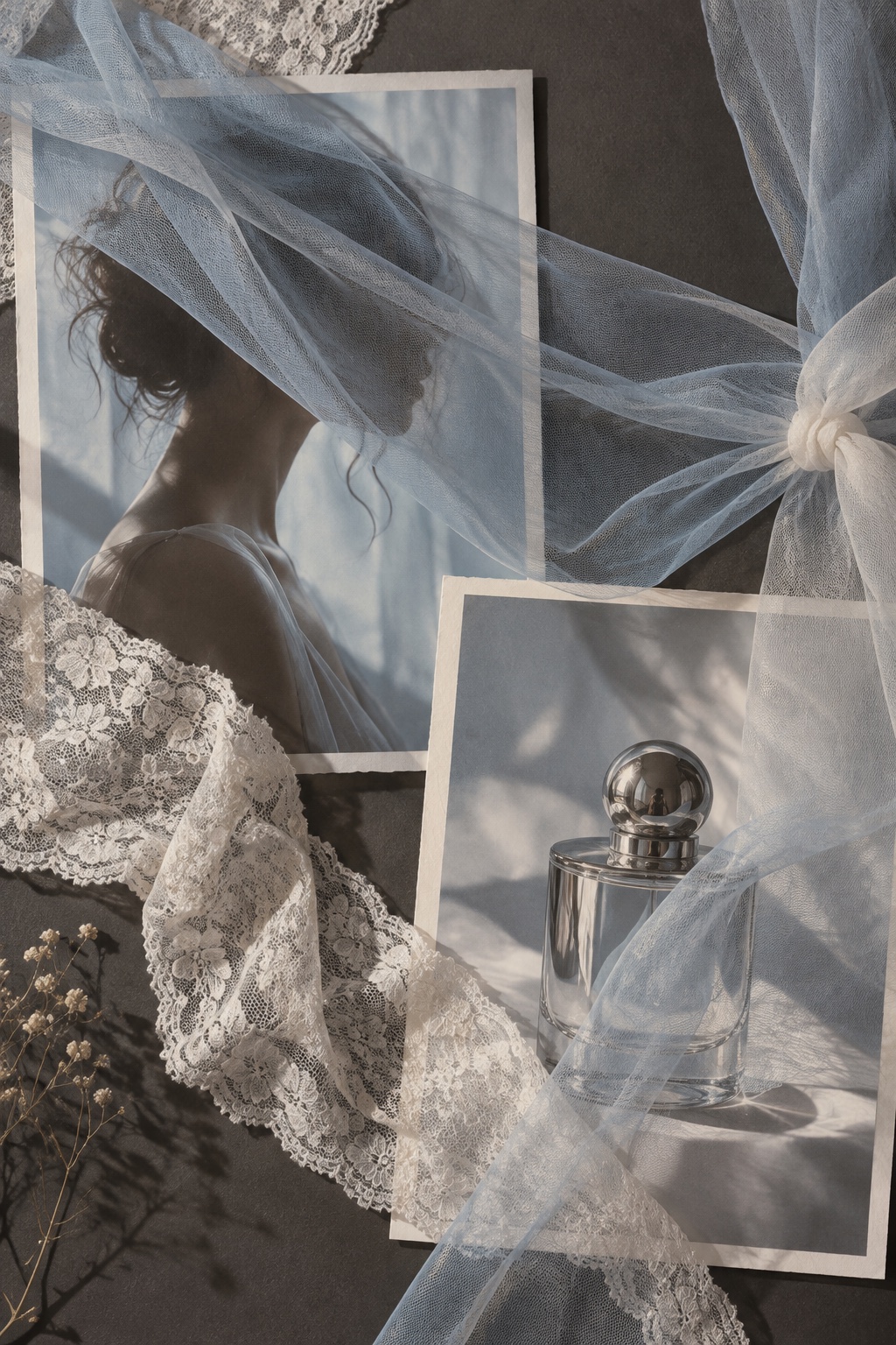 Fabric Over Photo aesthetic