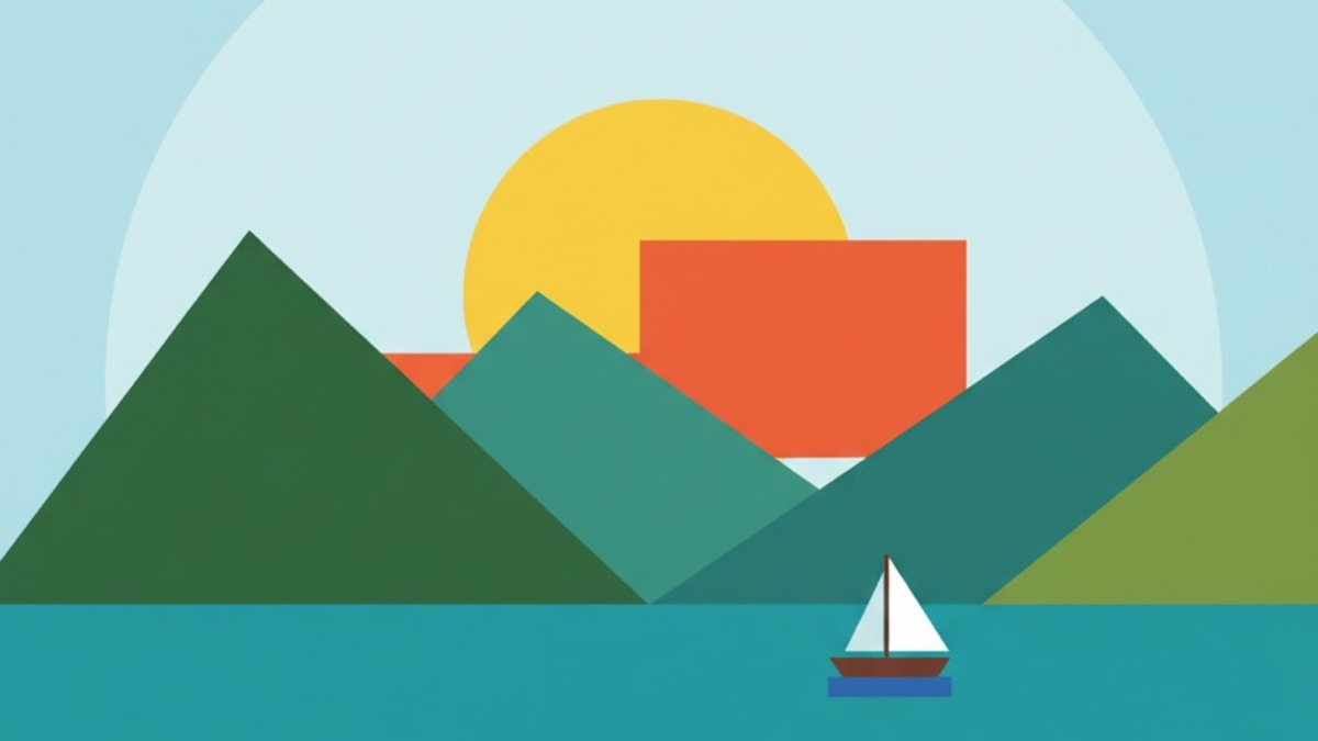 Flat Design aesthetic archive image