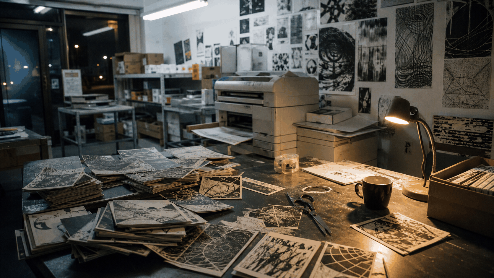 Gen-X Soft Club aesthetic: Object dossier scene