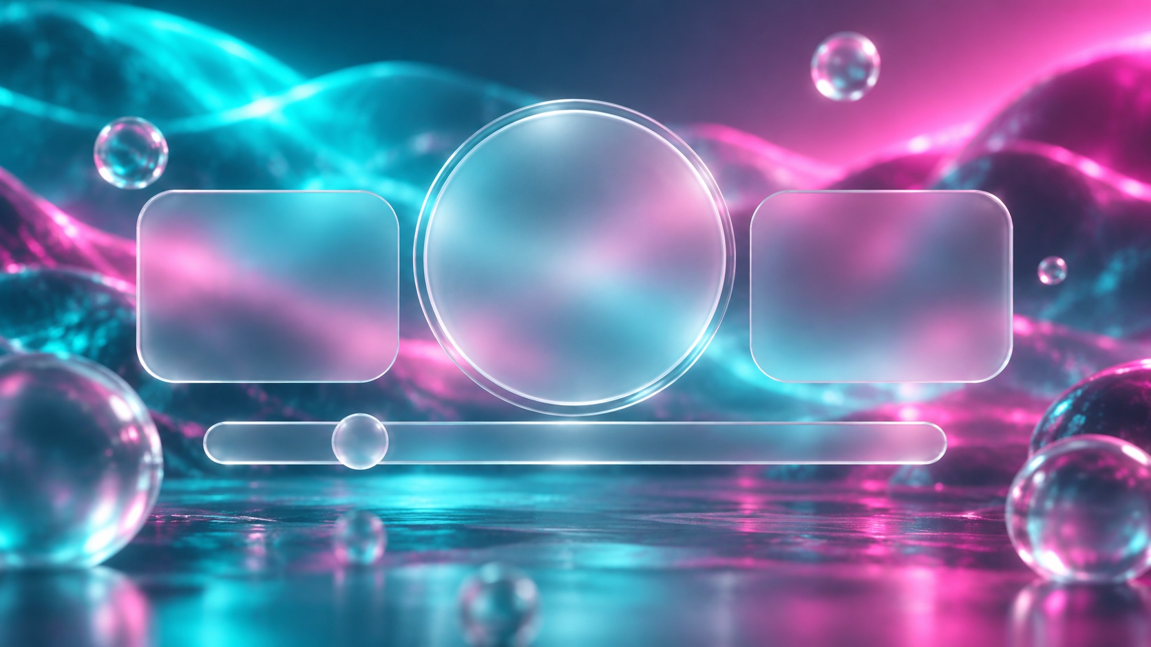 Glassmorphism photography example