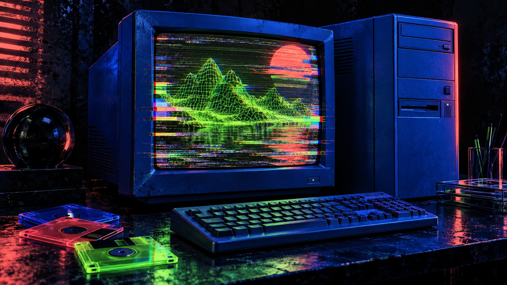 Glitch visual reference