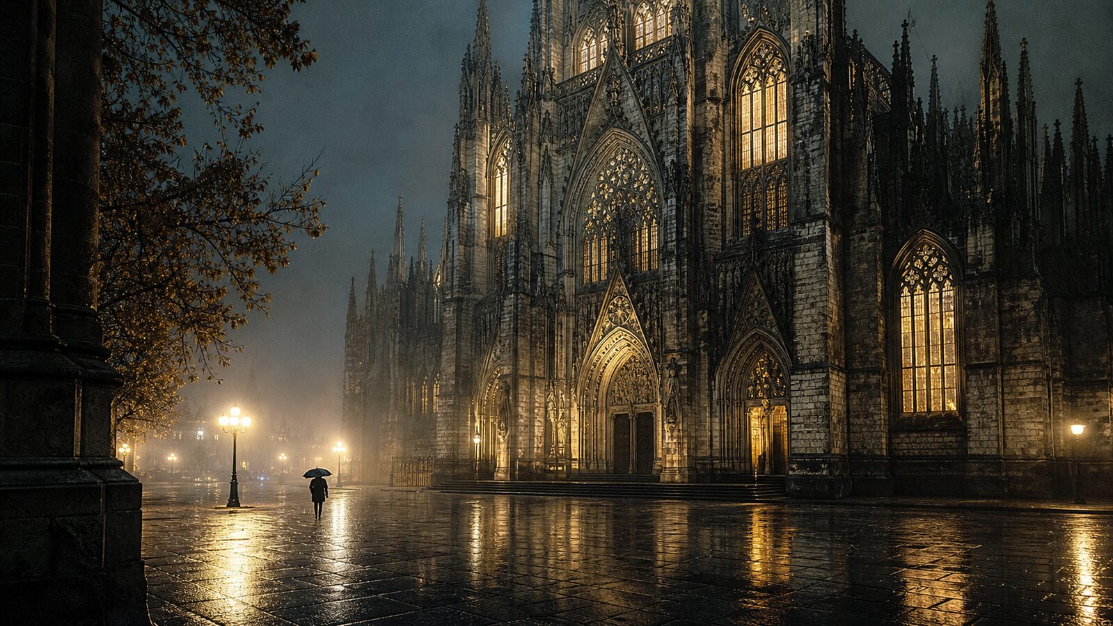 Gothic aesthetic: Night dossier scene