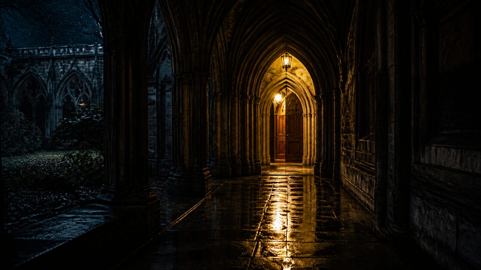 Gothic aesthetic: Threshold dossier scene