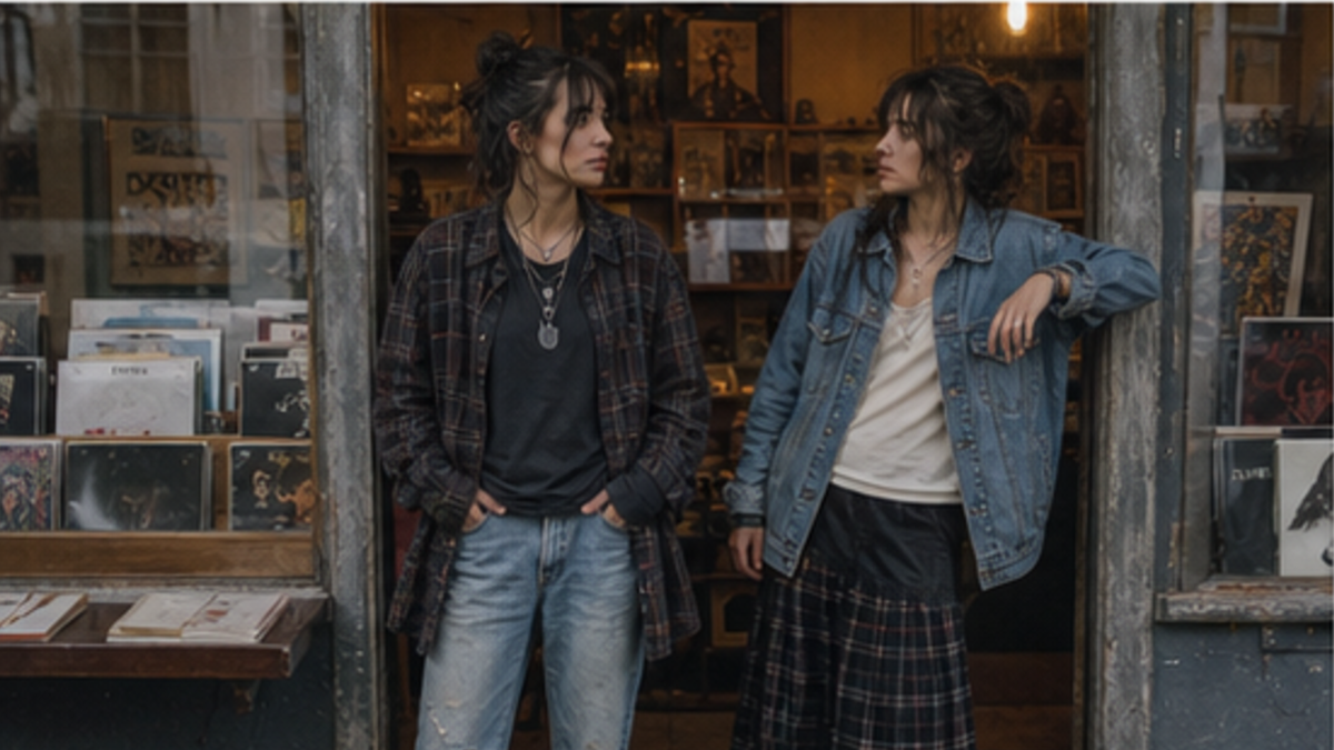 Grunge aesthetic: Interior dossier scene