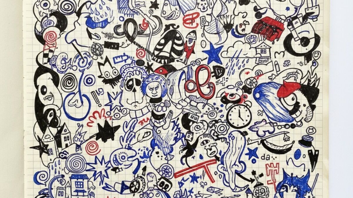 Hand-drawn Doodles photography example