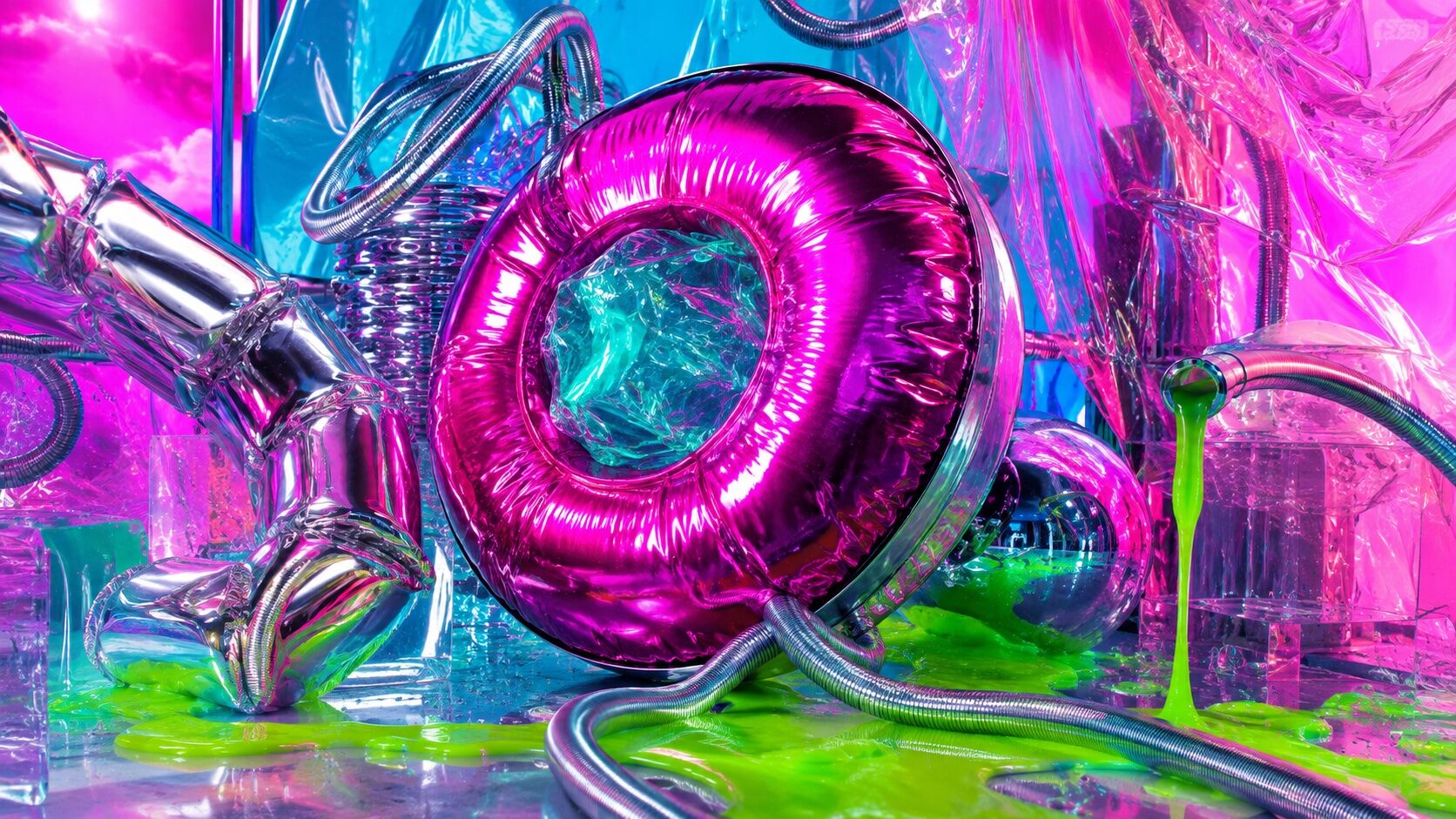 Hyperpop aesthetic archive image