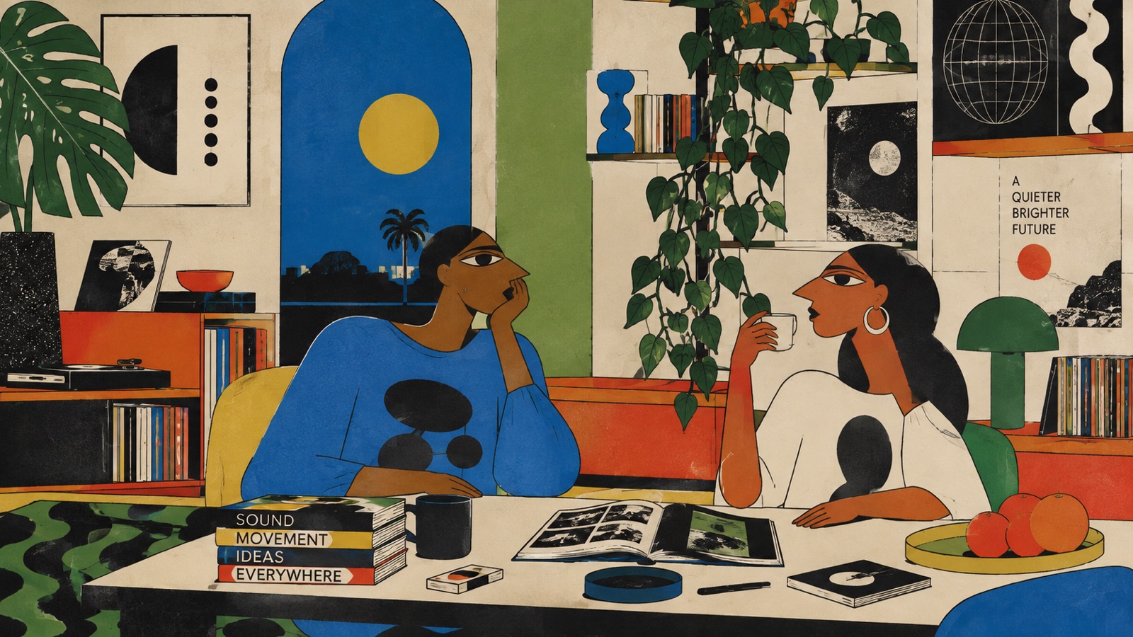 Illustration aesthetic archive image