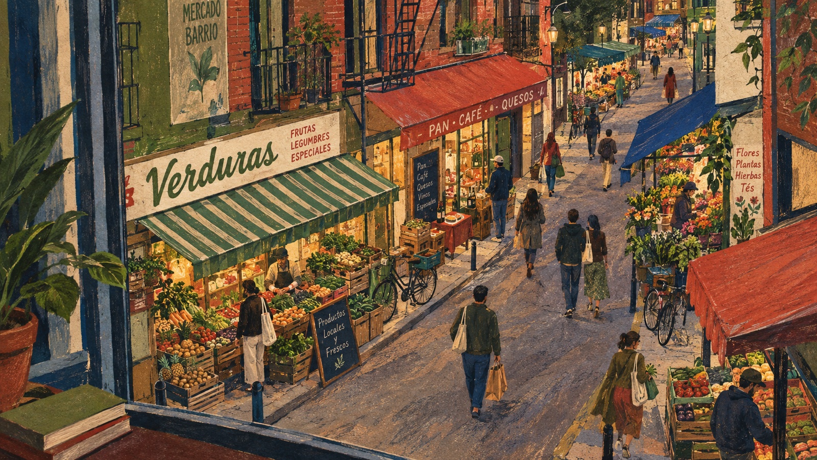 Illustration aesthetic: Street dossier scene
