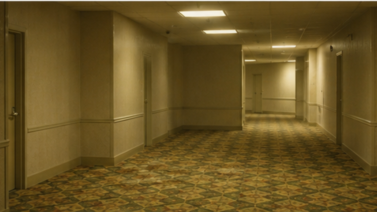 Liminal Space aesthetic: Archive dossier scene