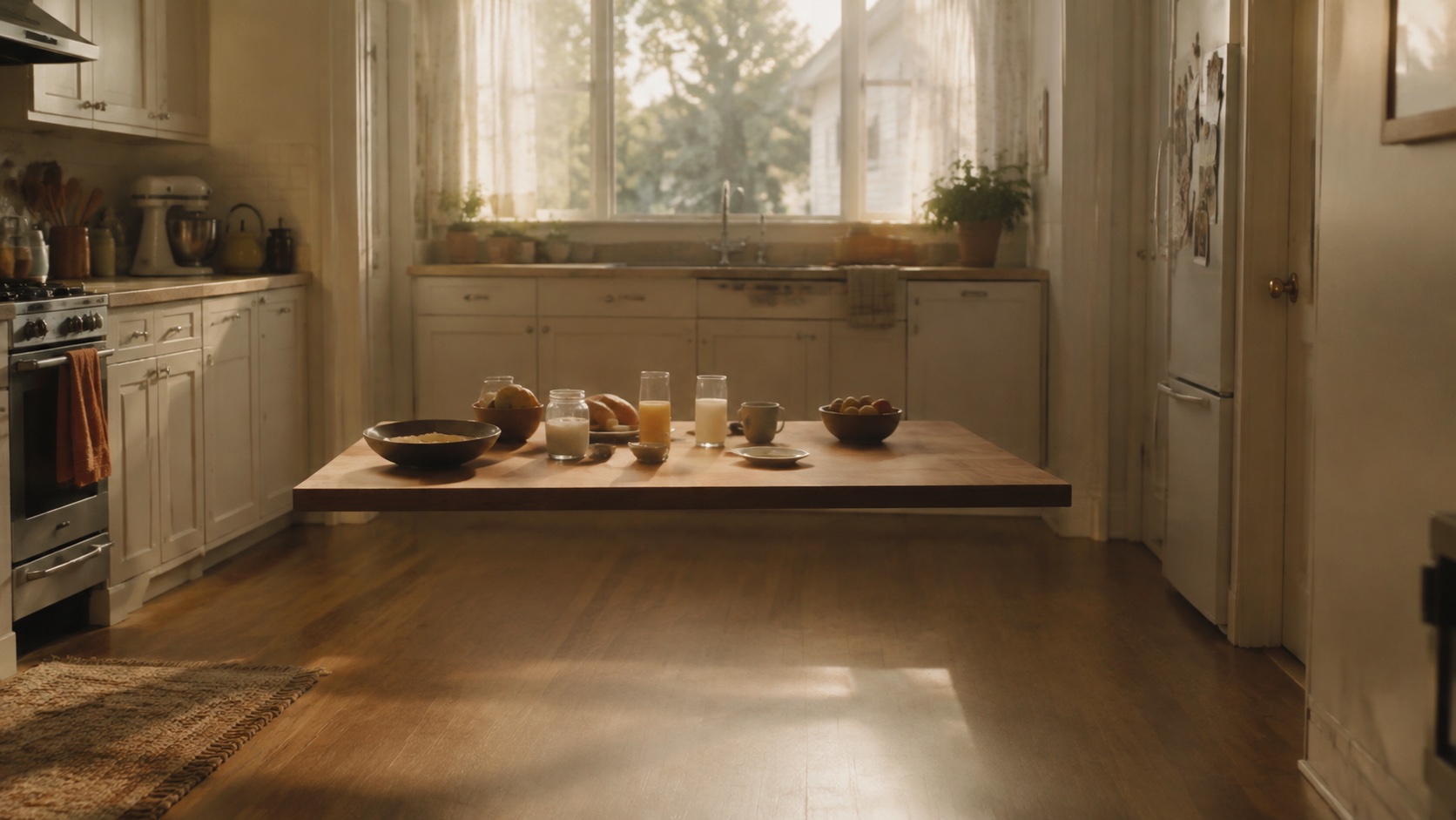 Magical Realism aesthetic: Interior dossier scene