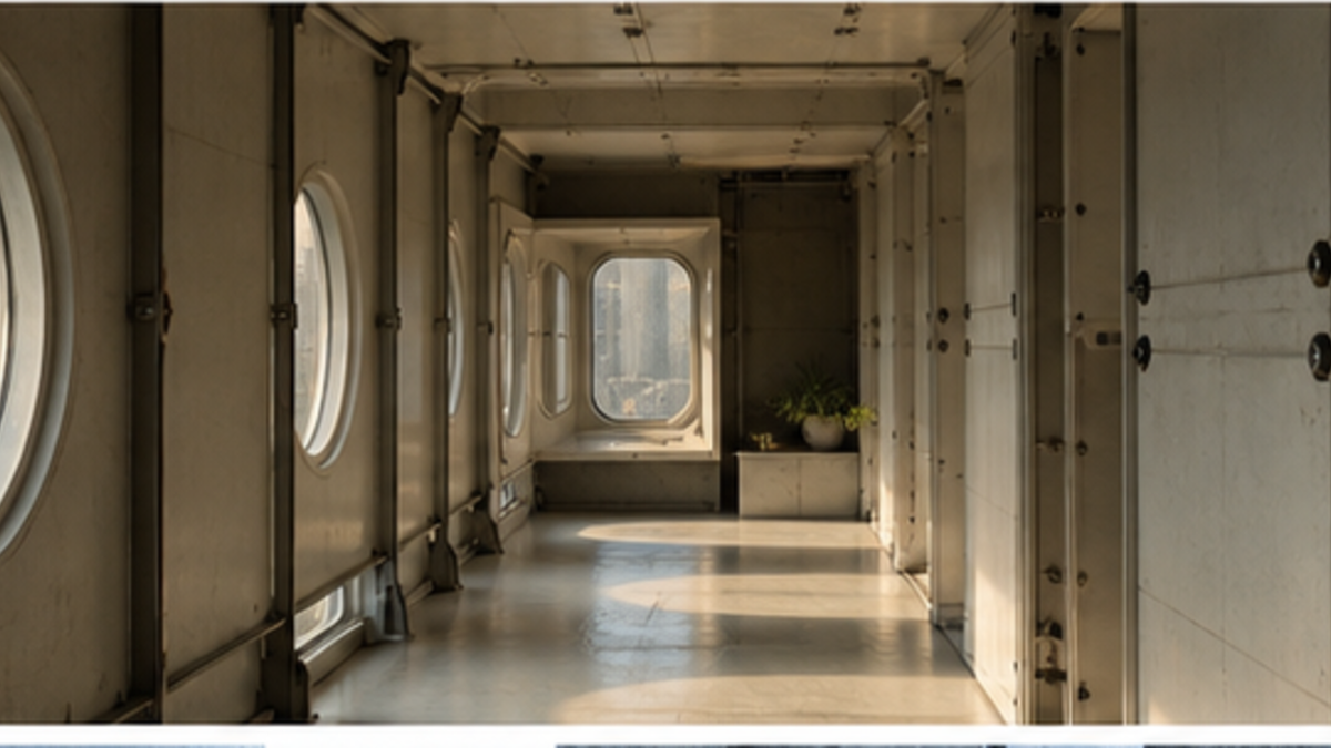 Metabolism aesthetic: Interior dossier scene