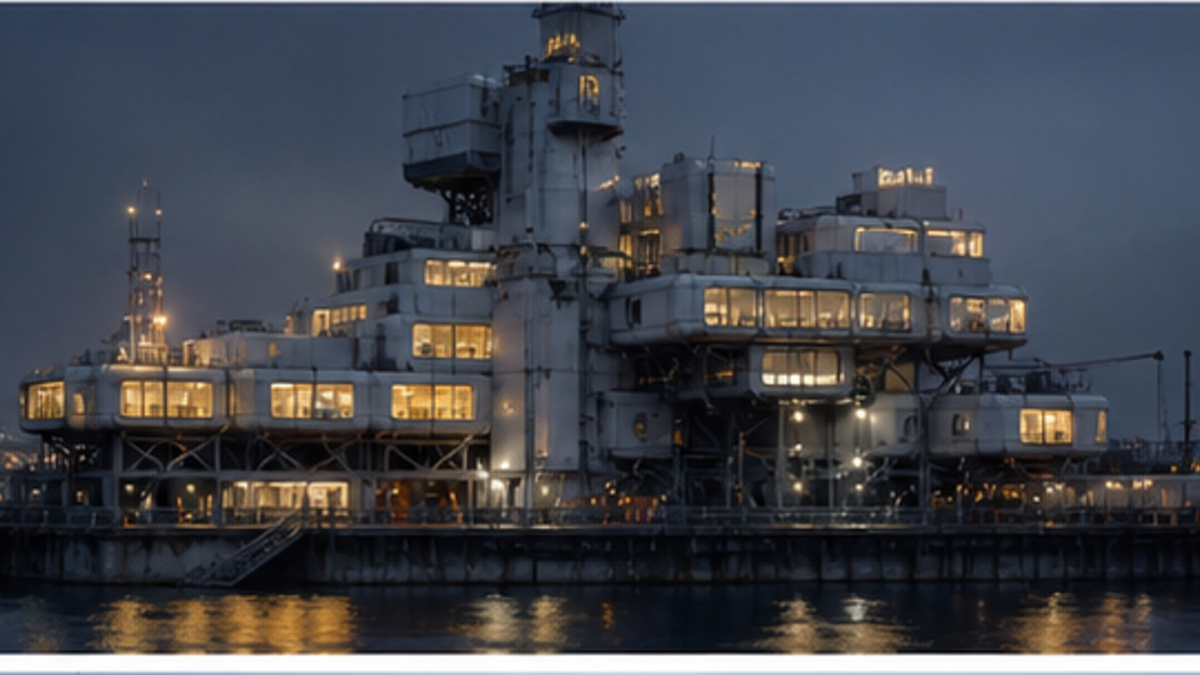 Metabolism aesthetic: Night dossier scene