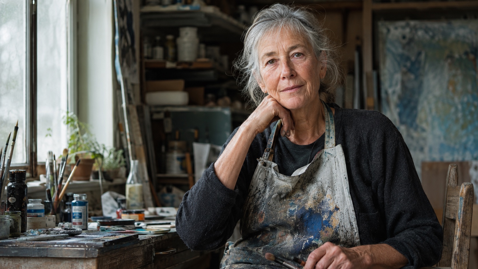 Portrait Photography aesthetic: Studio dossier scene