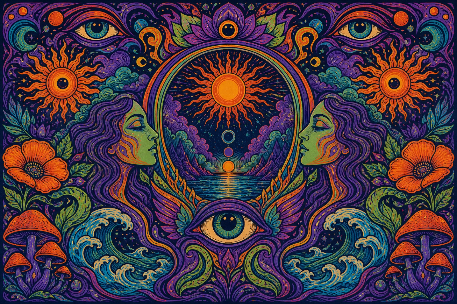 Psychedelic visual reference
