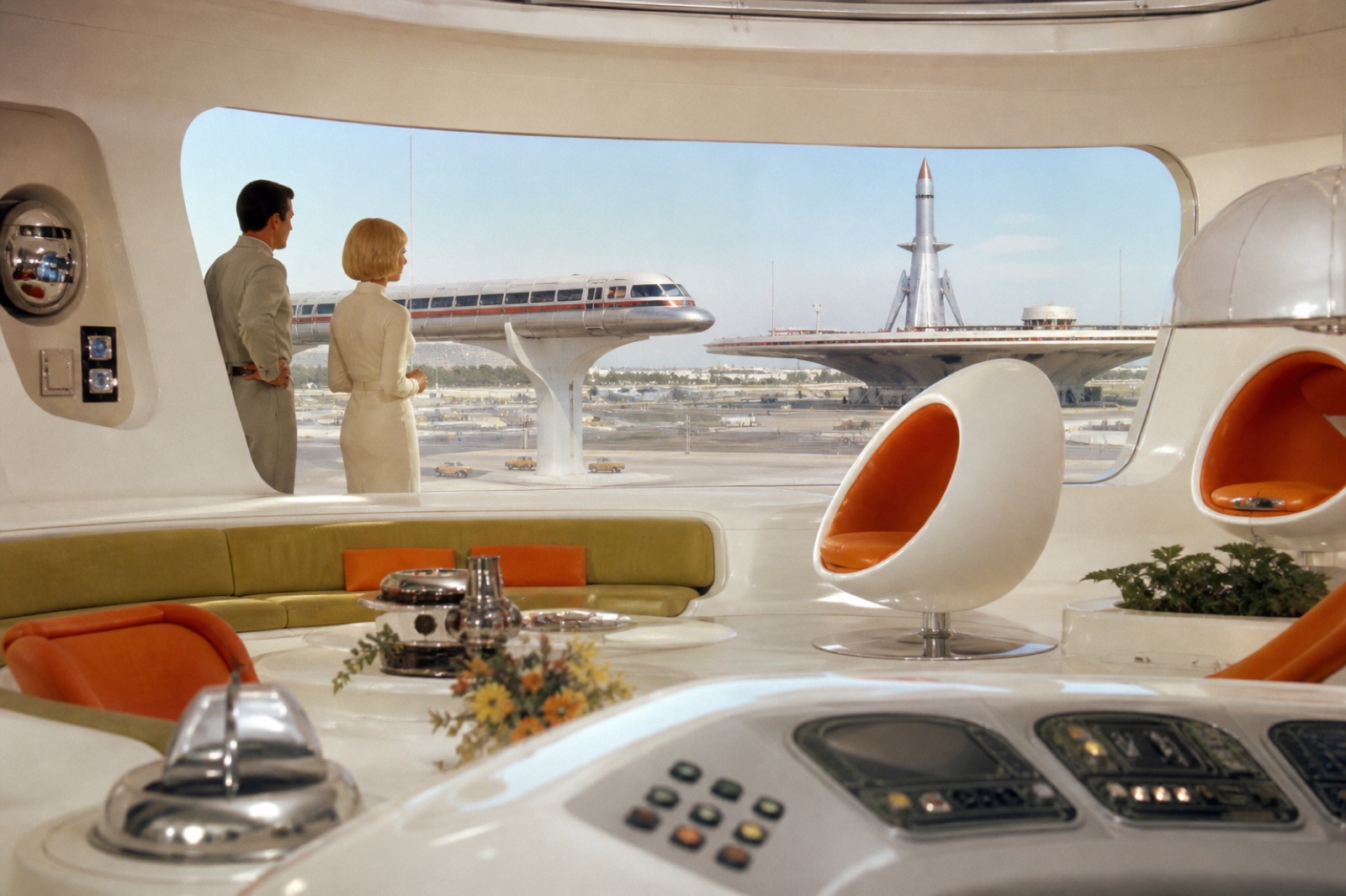 Retrofuturism visual reference