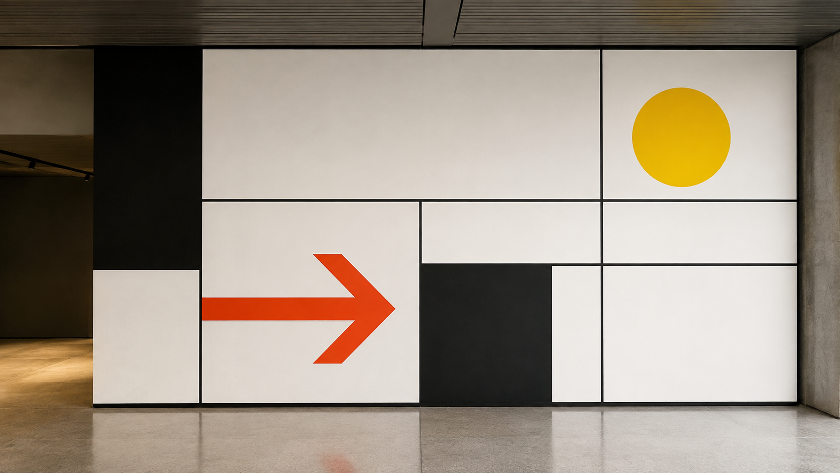 Swiss / International aesthetic: In use dossier scene