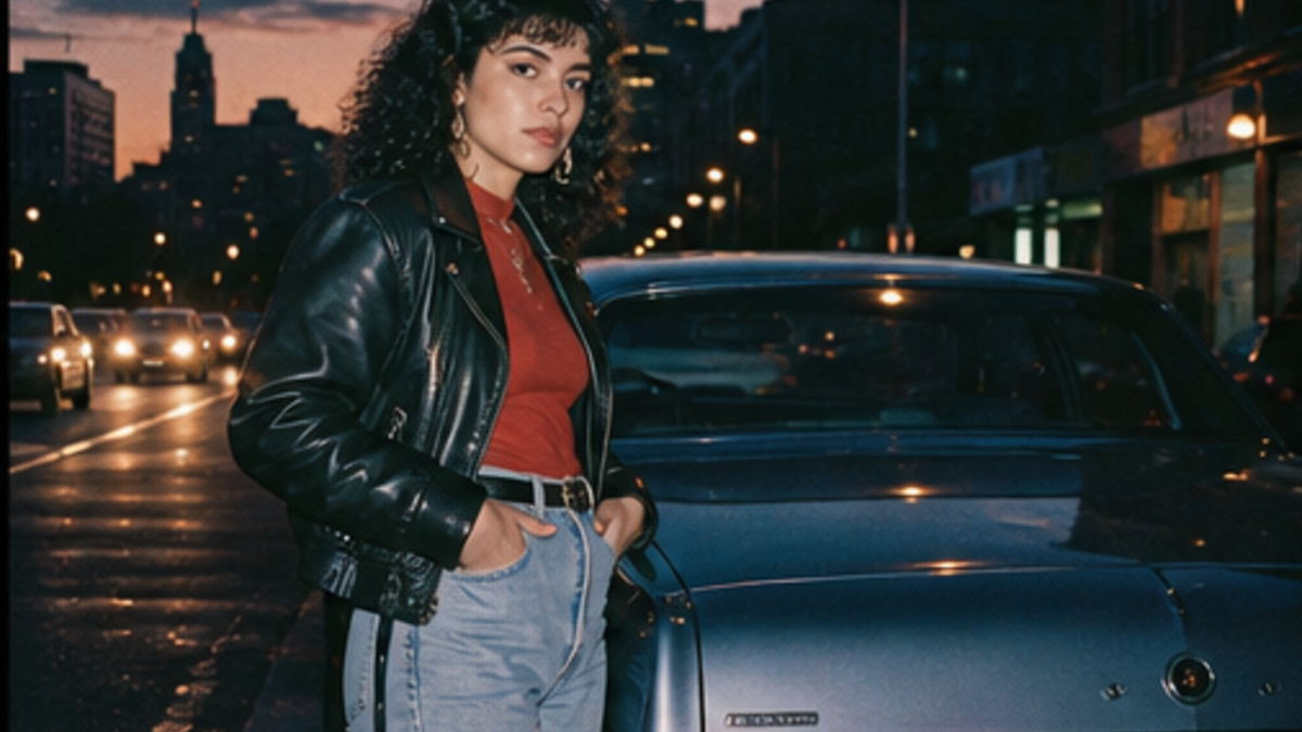 Vintage 80s aesthetic: World dossier scene