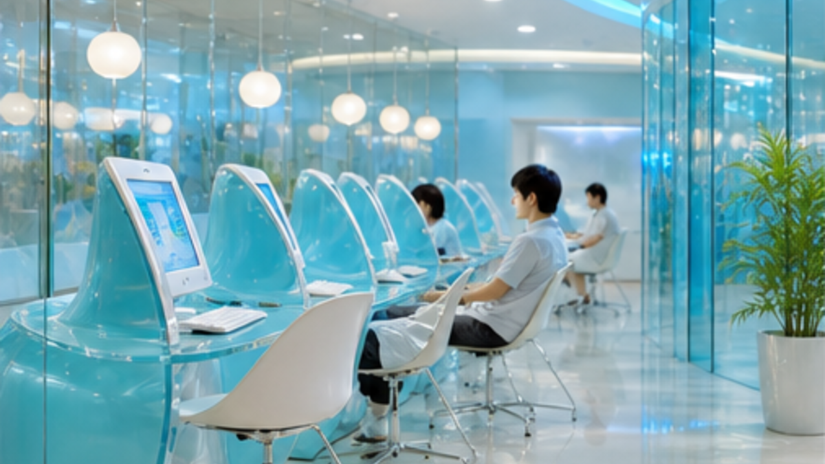 Web 2.0 Gloss aesthetic: Object dossier scene