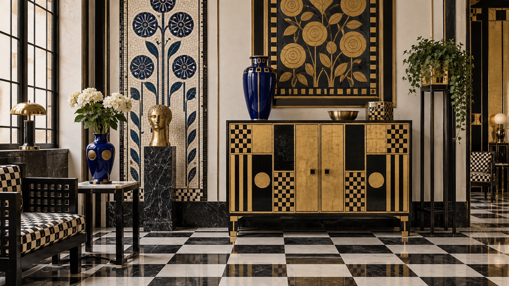Wiener Werkstätte aesthetic
