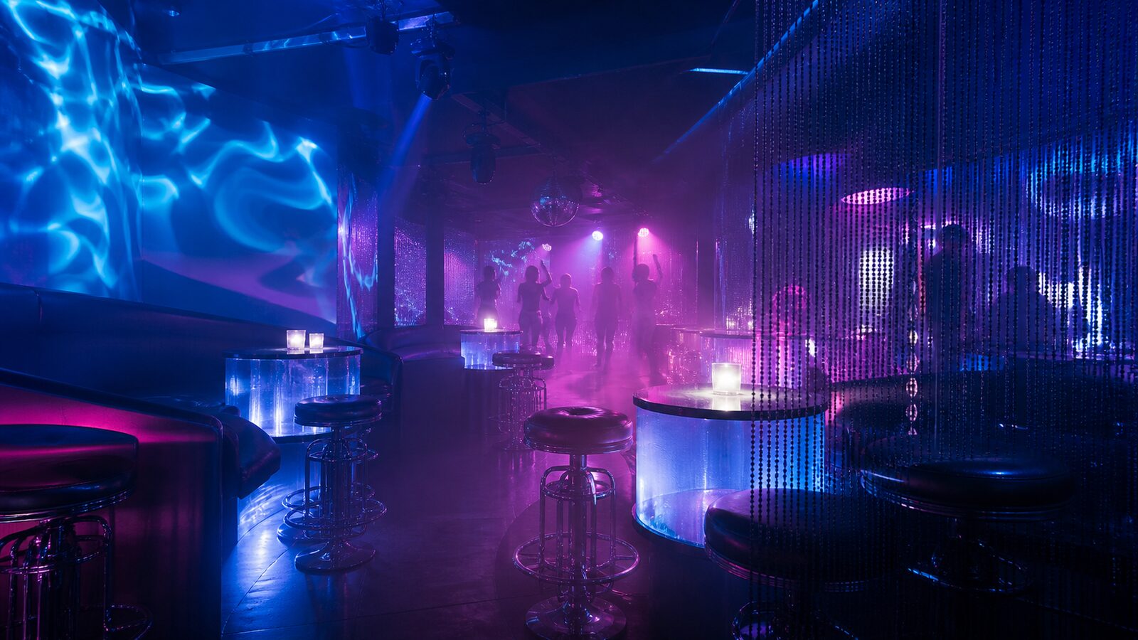 Y2K aesthetic: Night dossier scene